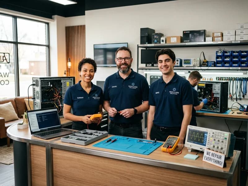 The Skyview Electronics team — local IT and tech services in Whitby