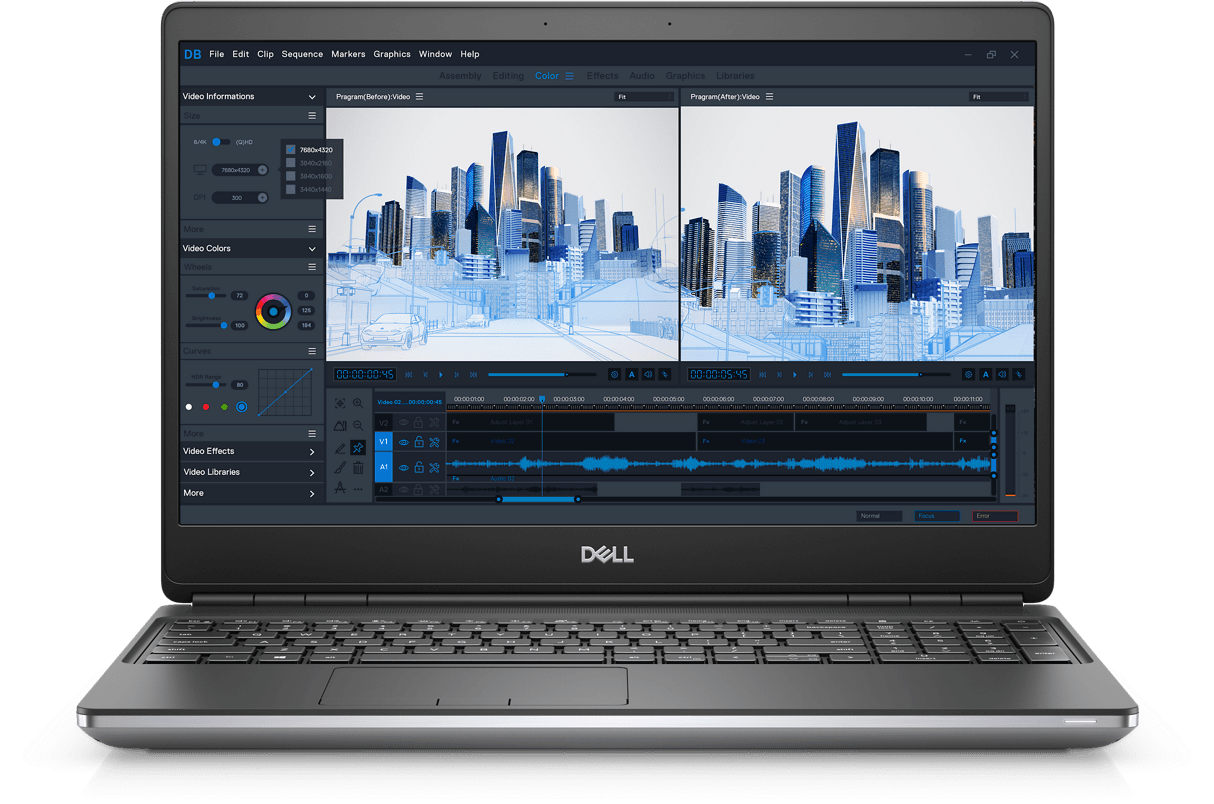Dell Precision 7560 Mobile Workstation (i7-11th, 32GB, 512GB, Nvidia T1200)